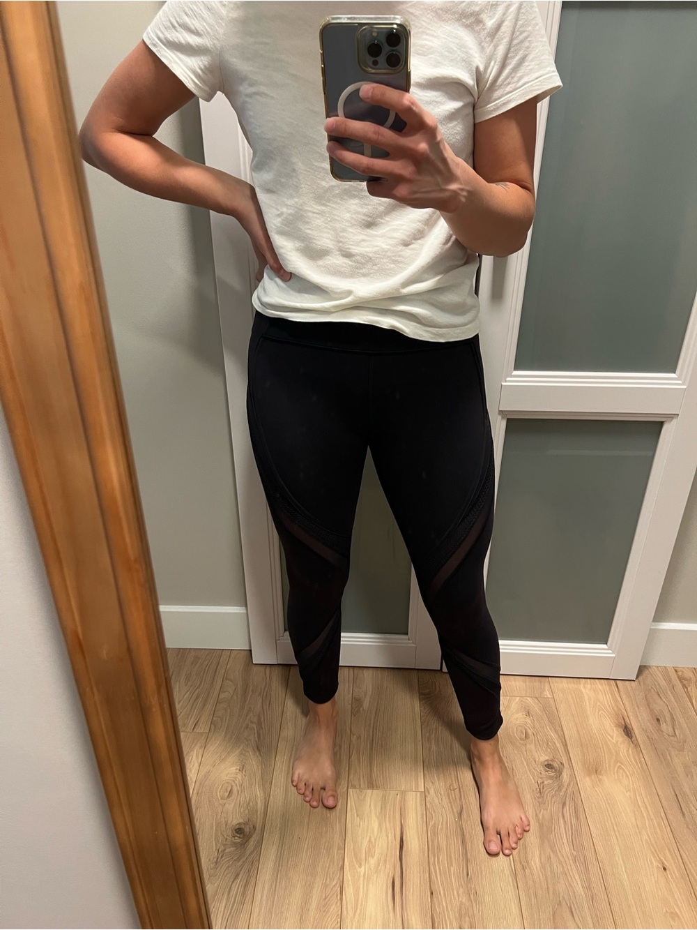 Lululemon Wunder Under High-Rise Mesh Leggings 25”